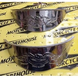 Chrome Eagle 4 1/2inch Spotlight Visors