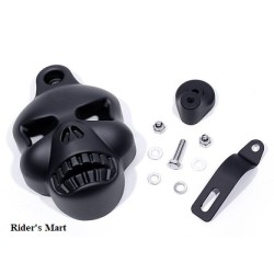 HORN COVER SKULL BLACK