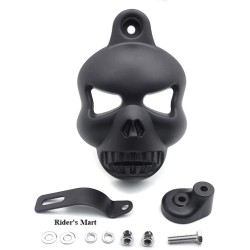 HORN COVER SKULL BLACK