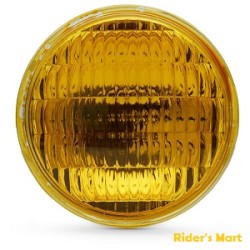 FOG LIGHT SEALED BEAM YELLOW FLUTED