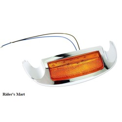 LIGHT LED FR FENDER TIPCHROME AMBER 09-UP