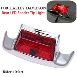 LIGHT LED RR FENDER TIPCHROME RED -13