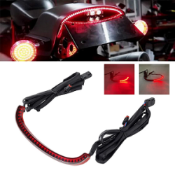 LED Rear Fender Red Tailight Running & Brake Light For Harley Davidspn Softail Fat Bob 2018- up.
