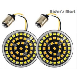 BULB LED INSERT 1157WHITE YELLOW DRL 2IN