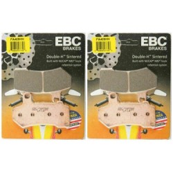 BRAKE PADS FRONT  ULTRA EBC Sintered Double H 2010-2014 Harley Davidson FLHTK Electra Glide Ultra Limited/FA409HH