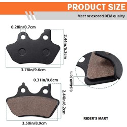 BRAKE PADS DYNA / ULTRA /SOFTAIL FRONT