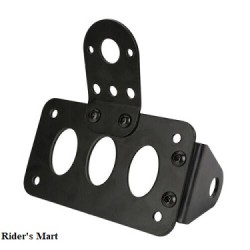 LICENSE PLATE BRACKET BLACK