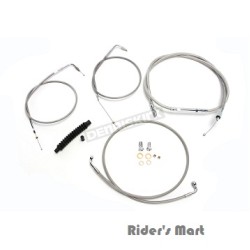 CABLE KIT 18-20 IN ST 2007-11 SOFTAIL CHROME