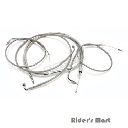 CABLE KIT 18-20 IN ST 2007-11 SOFTAIL CHROME