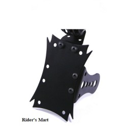 LICENSE PLATE BRACKET BLACK POINTED