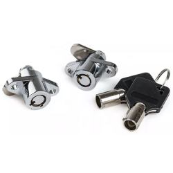 2x Black Hard Saddlebag Lock Set for Harley Davidson Touring Models 93-13.