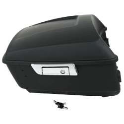 Tour Pack King Size Trunk Gloss Black For Harley Davidson Touring 2014-25