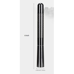 ANTENNA SHORT 6 INCH CARBON FIBER