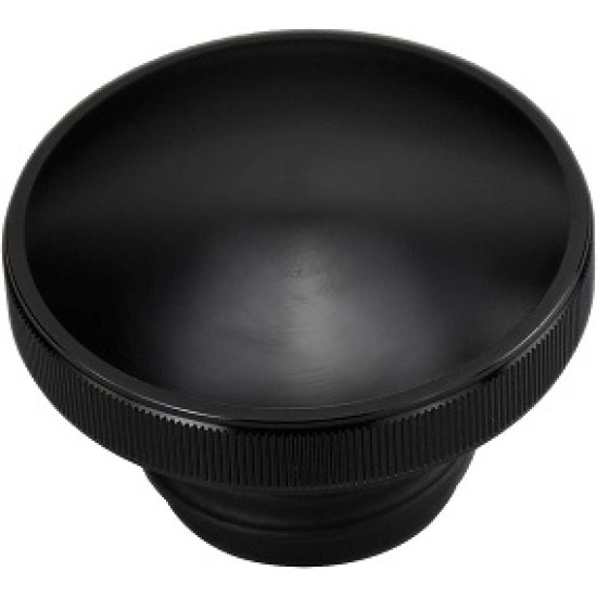 Screw-In Vented Gas Cap Matt Black Right-Hand thread for Harley Davidson