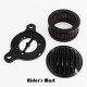 BREATHER KIT GRILL SOLID Air Cleaner Intake Filter System Kit For Harley Davidson Sportster BLACK