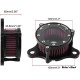 BREATHER KIT CLEAR Air Cleaner Intake Filter System Kit For Harley Davidson Sportster BLACK 