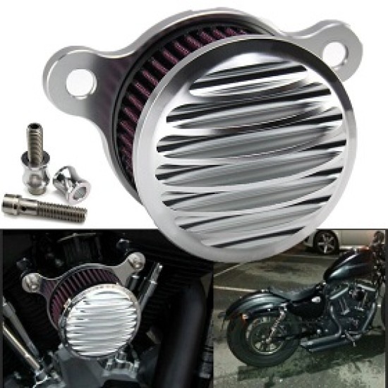 Breather Kit Air Cleaner Intake Filter Speed 5 for Harley Davidson Sportster XL 1200 883 1988-Up