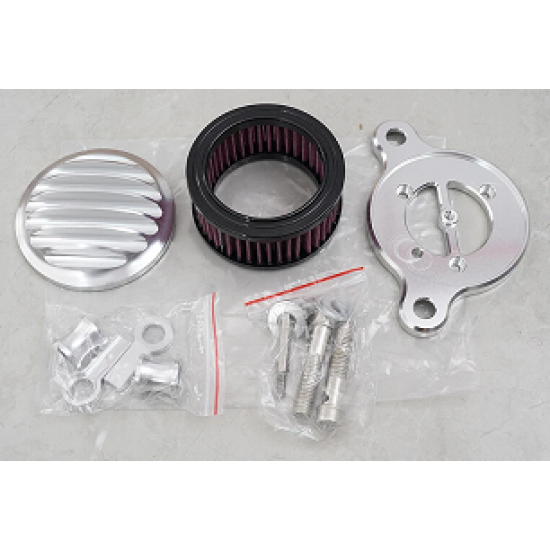 Breather Kit Air Cleaner Intake Filter Speed 5 for Harley Davidson Sportster XL 1200 883 1988-Up