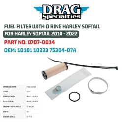 Drag Specialties Fuel Filter Kit Harley Davidson Sportster