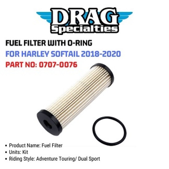 Drag Specialties Fuel Filter for Harley Softail 19-20