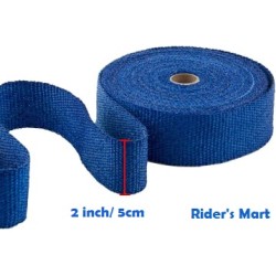 EXHAUST TAPE 10M BLUE FIBER GLASS