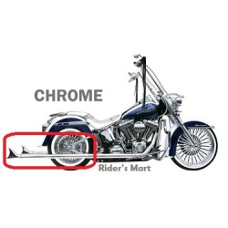 EXHAUST FISHTAIL CHOLO 33SAMSON 07-17 SOFTAIL CHRO