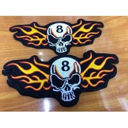 8 BALL SKULL FLAMES (137)