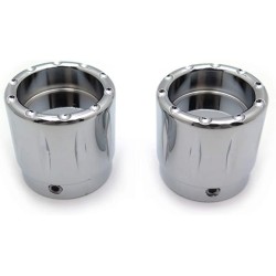 AXLE CAP CHROME GROOVED