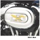 BREATHER AIR CHROME TRIM Live To Ride Oval Air Cleaner Trim