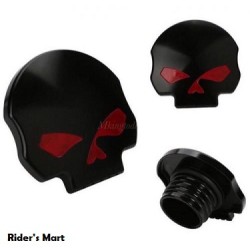 FUEL CAP BLACK SKULL