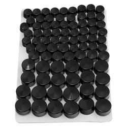 BOLT TOPPERS 83pcs Plastic Engine Bolt Cap Cover Kit Fit For Harley Twin Cam Black