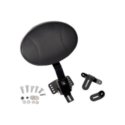 BACKREST( SB115C) Adjustable Plug-in  Rider Backrest Kit for Harley Touring 1997-2023