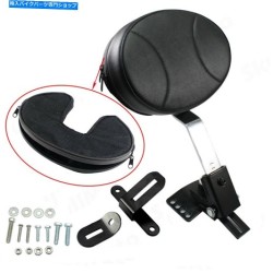 BACKREST( SB115C) Adjustable Plug-in  Rider Backrest Kit for Harley Touring 1997-2023