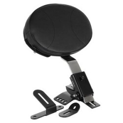 BACKREST( SB115C) Adjustable Plug-in  Rider Backrest Kit for Harley Touring 1997-2023