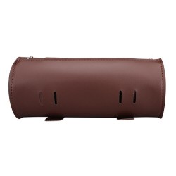 BAG TOOL NAIL BROWN Leather Motorcycle Front Fork  SaddleBag Storage Pouch Luggage Handlebar