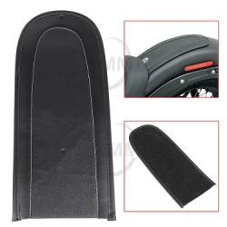 BIB REAR FENDER FXD Black Leather Solo Seat For Harley Fat Bob Super Wide Glide Dyna